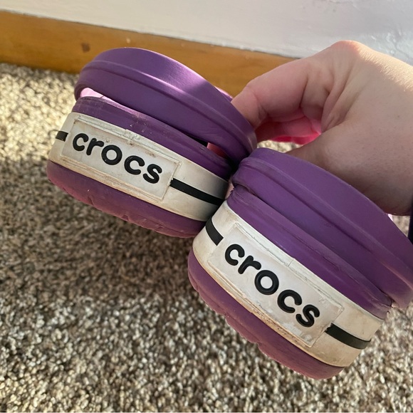 Crocs womans clssic purple clog Size 9 - Picture 3 of 6
